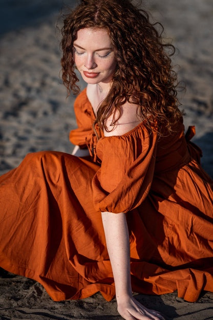 Grace Jurk Warm Oranje
